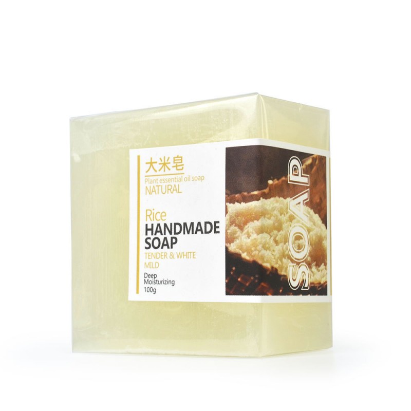 Rice (With Label) Essential Oil Handmade Soap Clearance