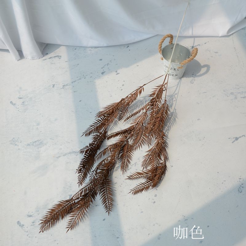 Fishing Iron Leaves Artificial Flower Clearance