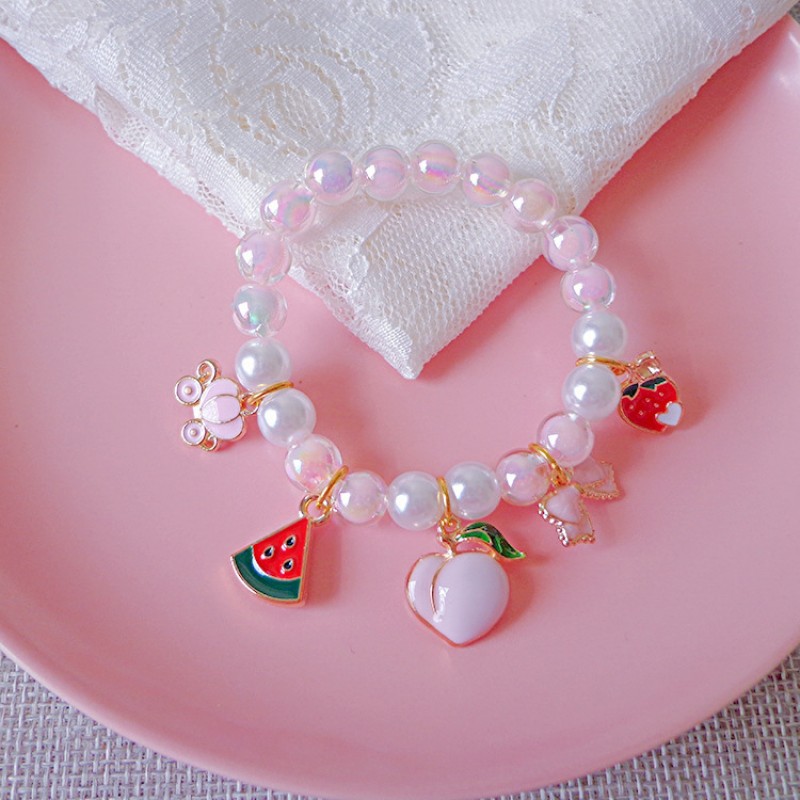 2 Childrens Pearl Bracelet Clearance