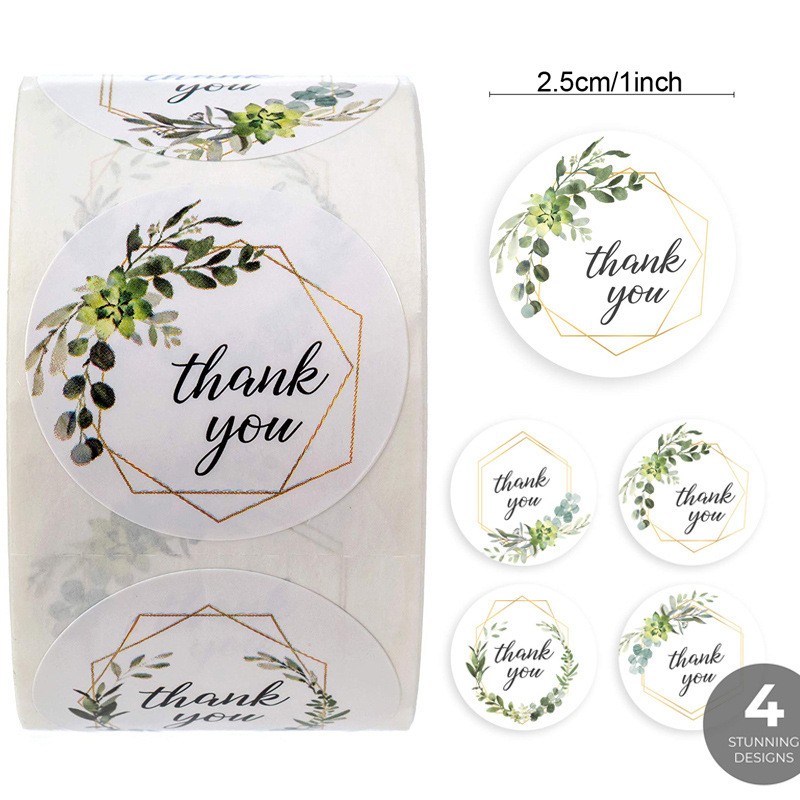 No. 2 Thank You Sticker Roll