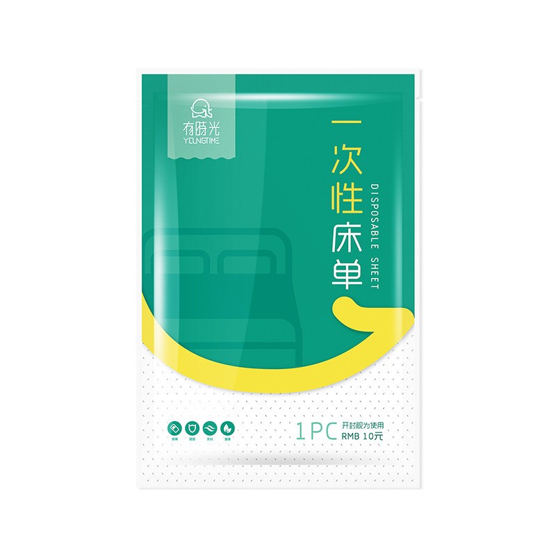 Bed Sheet 200x230cm Travel Disposable Pack