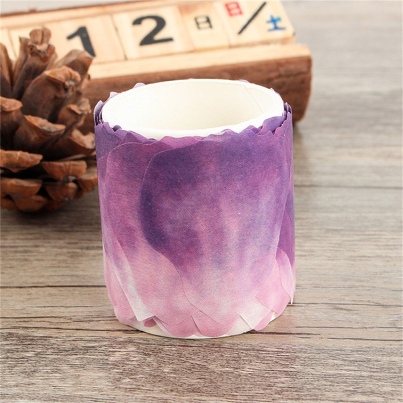 Large Purple Petals Cherry Blossom Petals Paper Tape