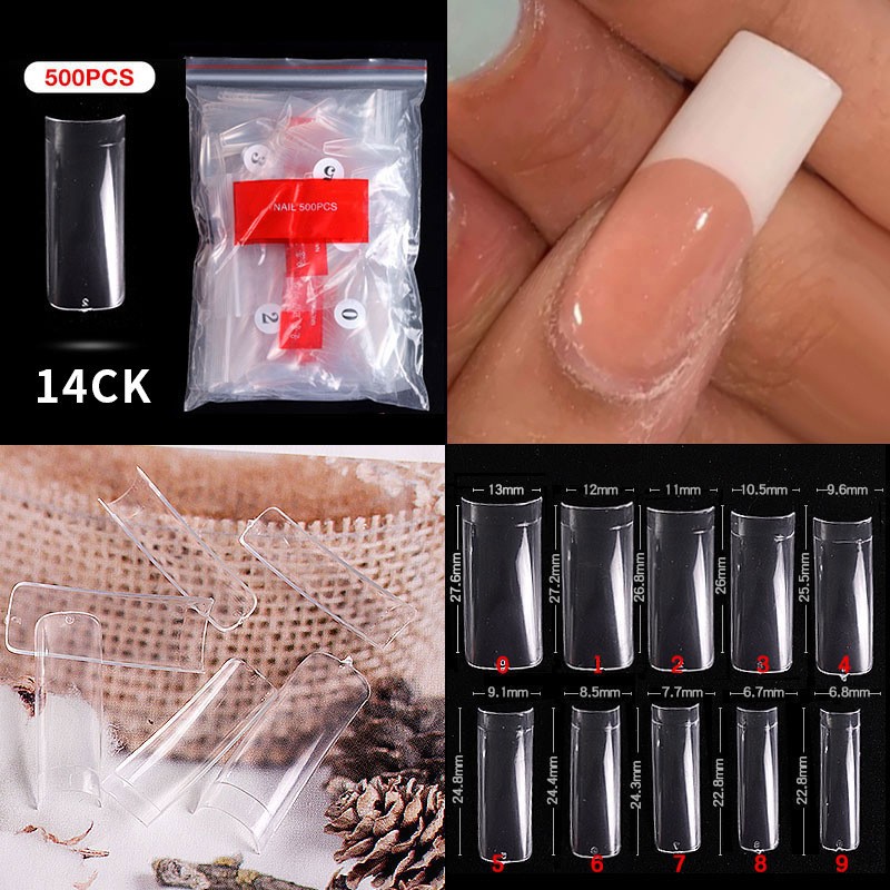 500 Pieces Of Bag Armor Piece 14# Faux Nails Clearance