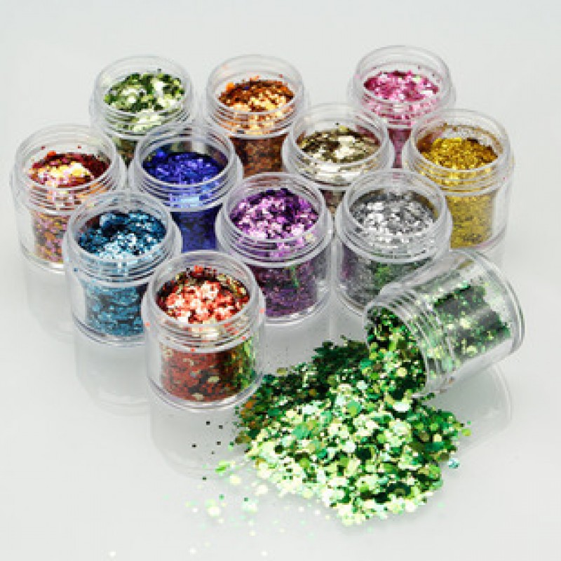 Dark Blue 10G Glitter And Sequins Craft Clearance