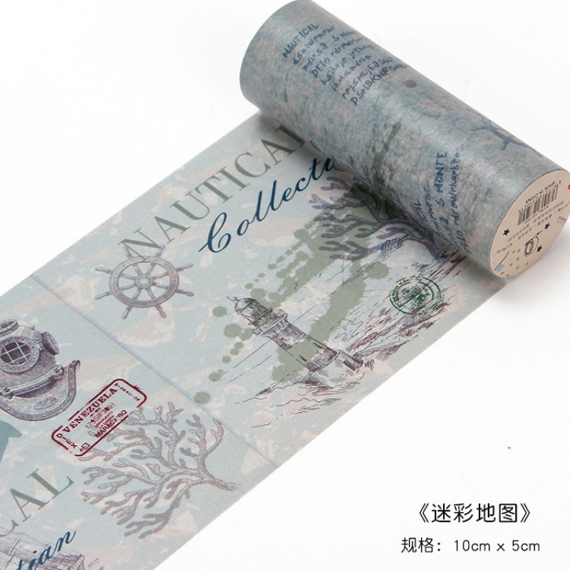 No. 6 Camouflage Map Sticker Roll