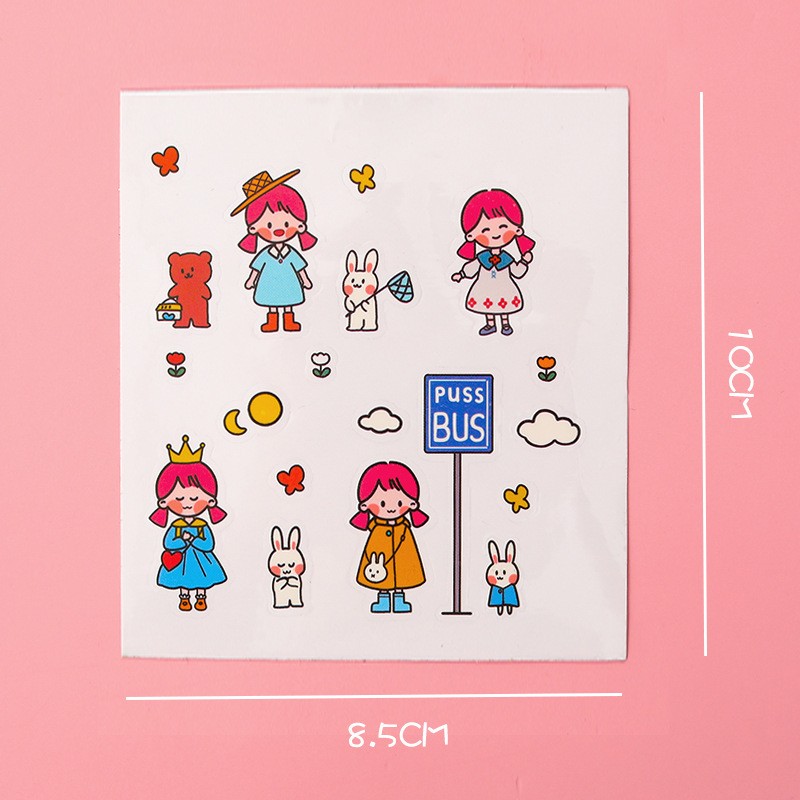 Ideal Life Transparent Stickers Sheet