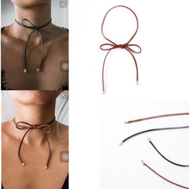 Brown & Gold Classic Choker