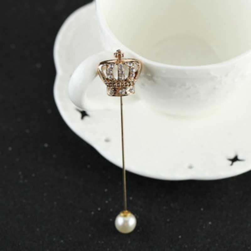 Gold Royal Scarf Pin 