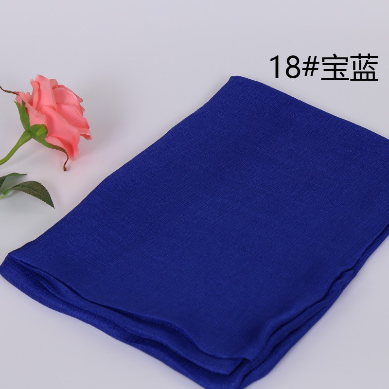 Sapphire Dutch Linen Lustre Scarf