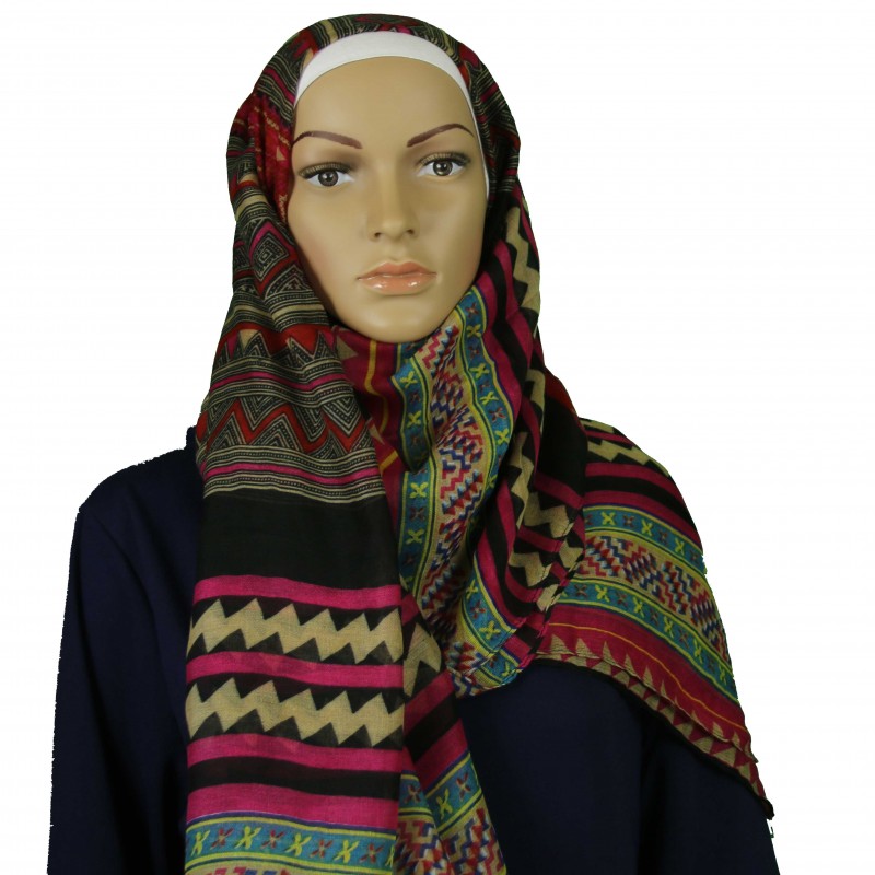 Mix Crisp Aztec Hijab