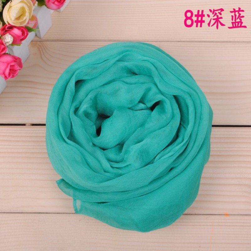 dark blue Silk Candy Maxi Scarf