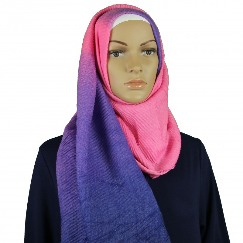 Bubblegum Crinkle Ombre Hijab