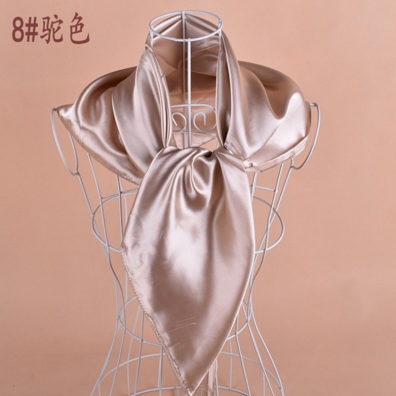 Camel Classic Satin Square Scarf
