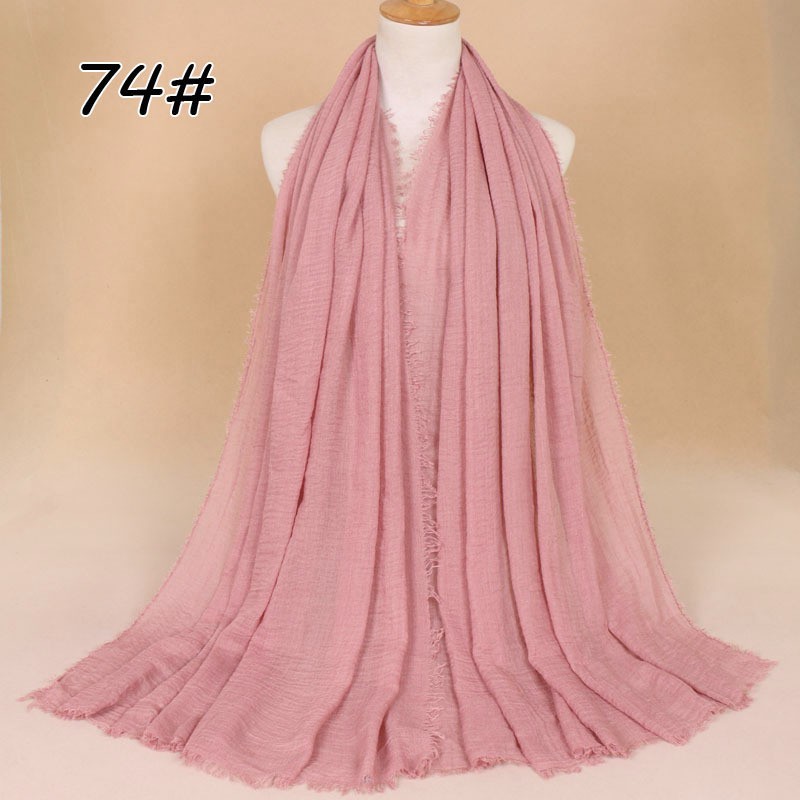 Red Rhubarb Cotton Vogue Maxi Scarf