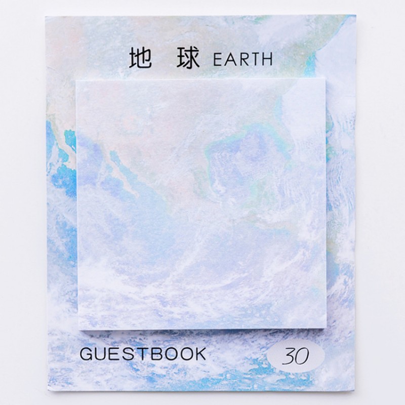Cover Earth Artistic Memo Pad