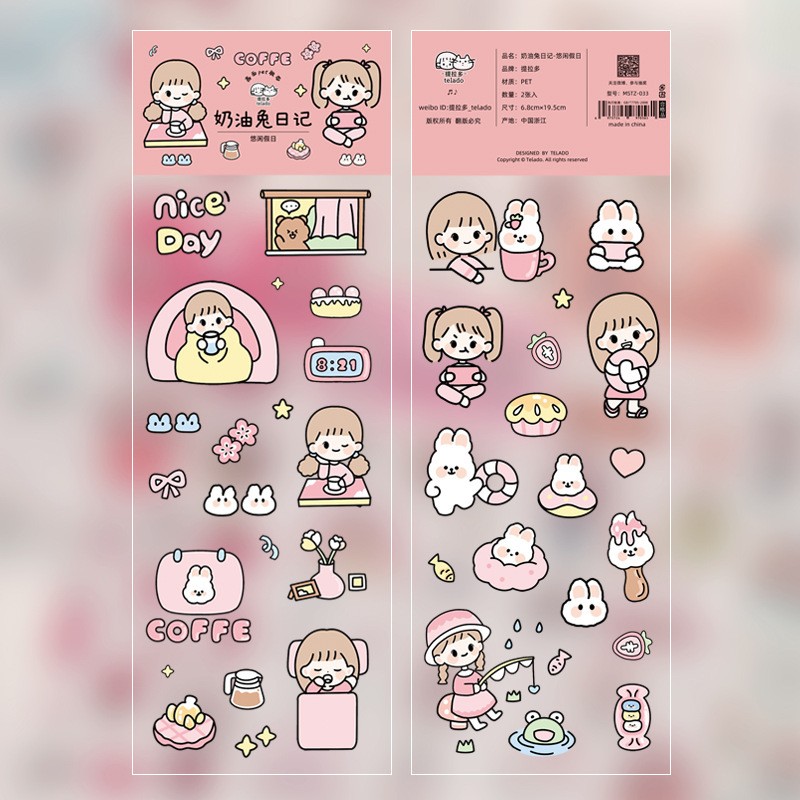 Leisure Holiday (2 Sheets) Sticker Sheet