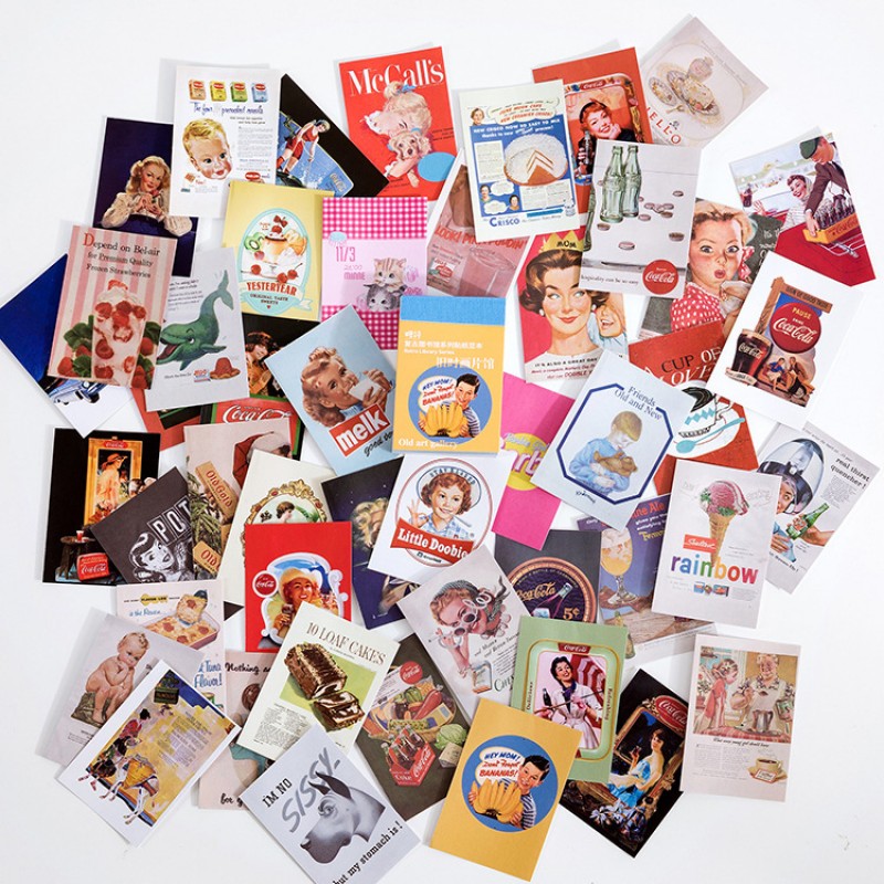 Old - Time Picture Gallery Card Sticker Sheets