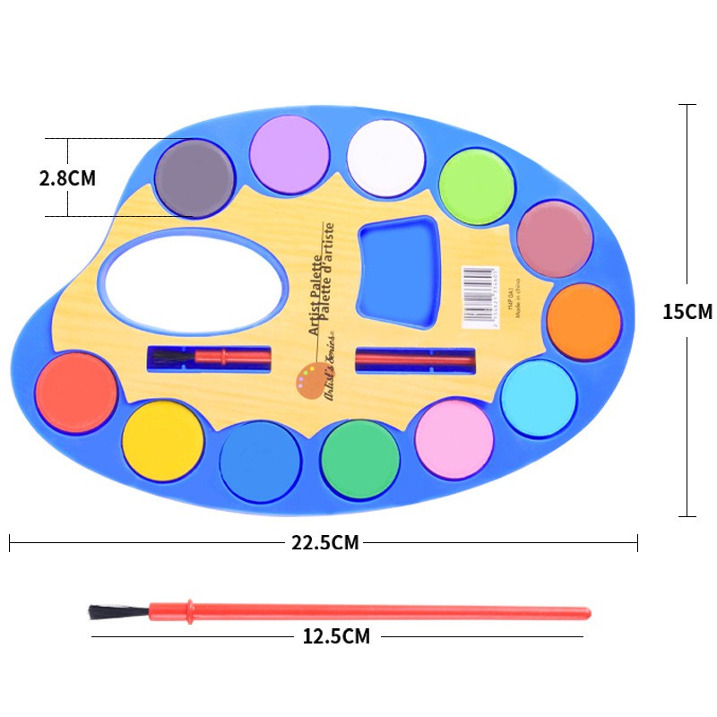 Oval 12 Tone Powder Medium Large - Medium - Small Kids Art Supplies