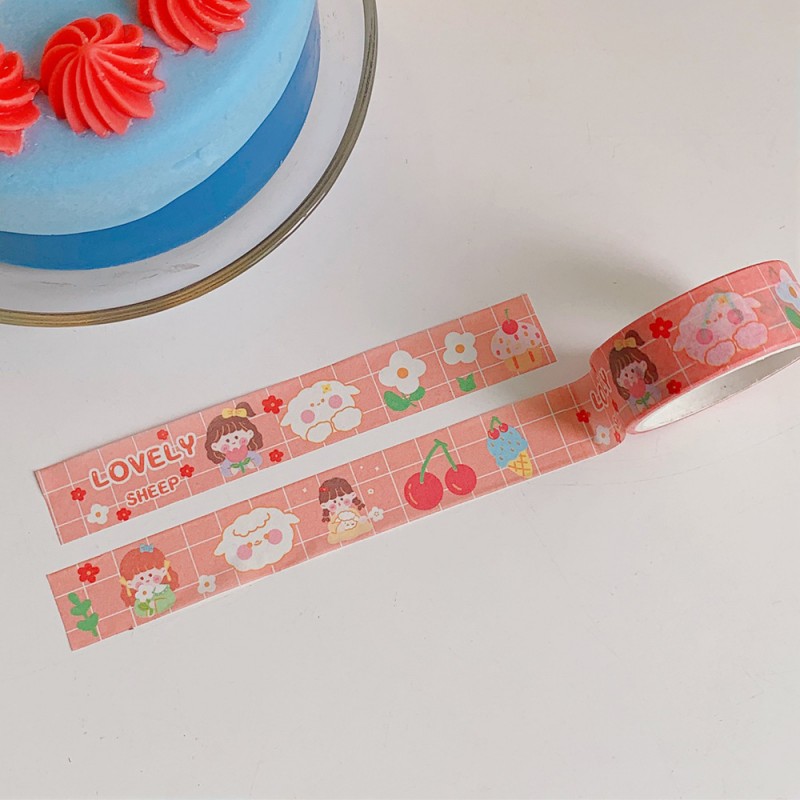 5#Cherry Girl Washi Tape