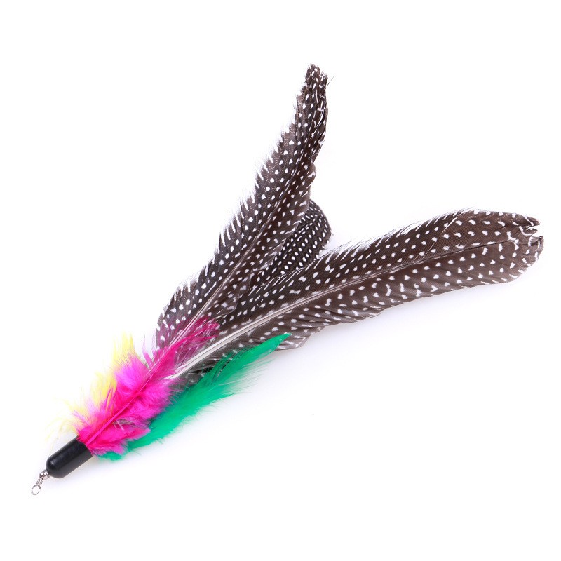 1 Pearl Feather As Shown Cat Toy Replacement Head Clearance
