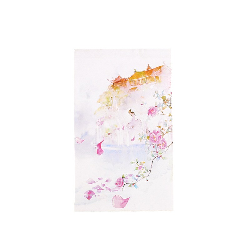Cover Chinese Rose Blossoms Numberof Pages Inside About 60 Sheets Creative Style Notebook