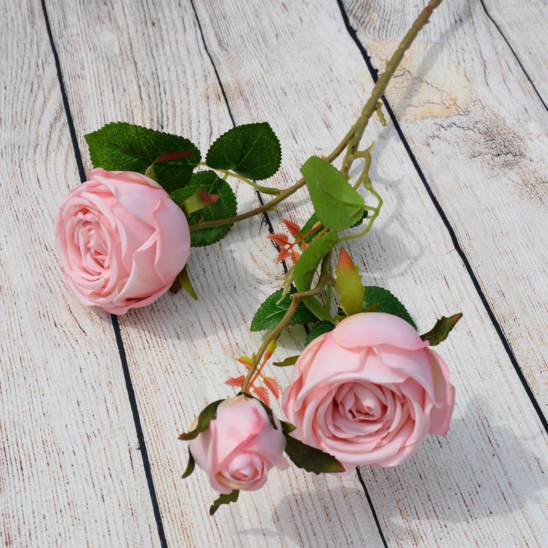 Dark Pink Imperial Roses Artificial Flower Clearance