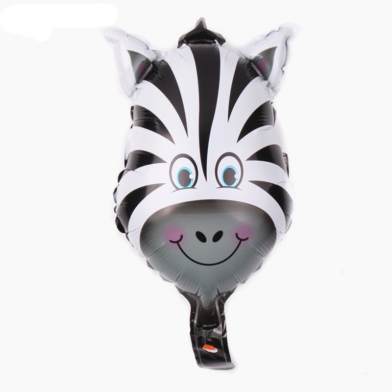 Zebra Head Foil Balloon