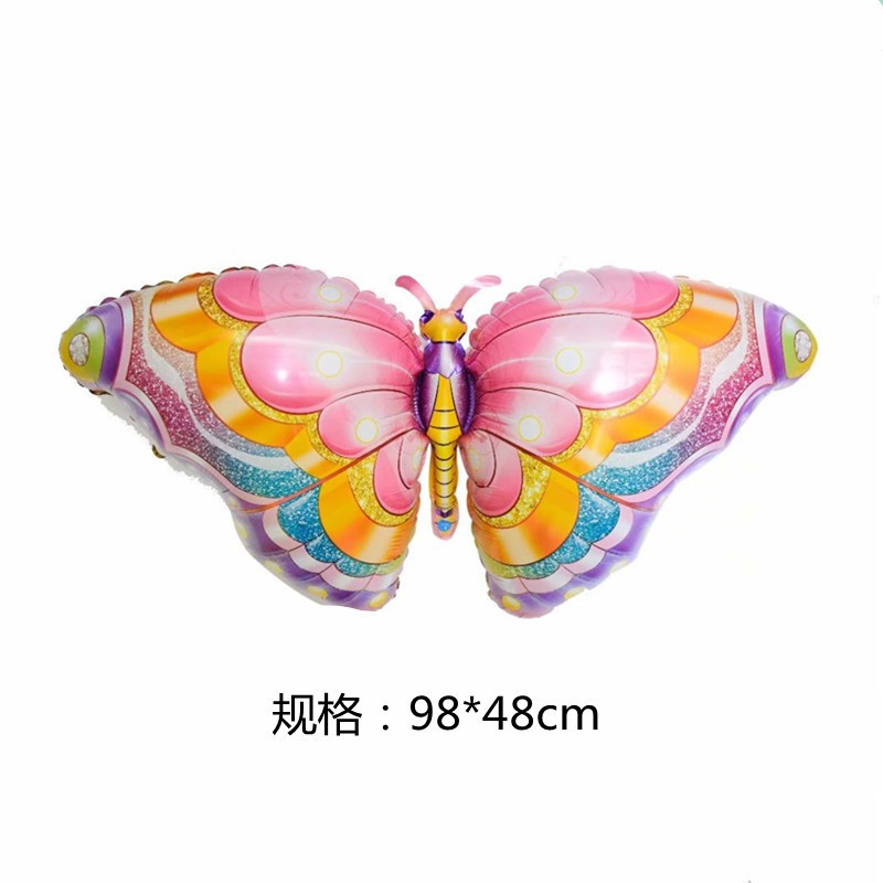 Butterfly Pink Foil Balloon
