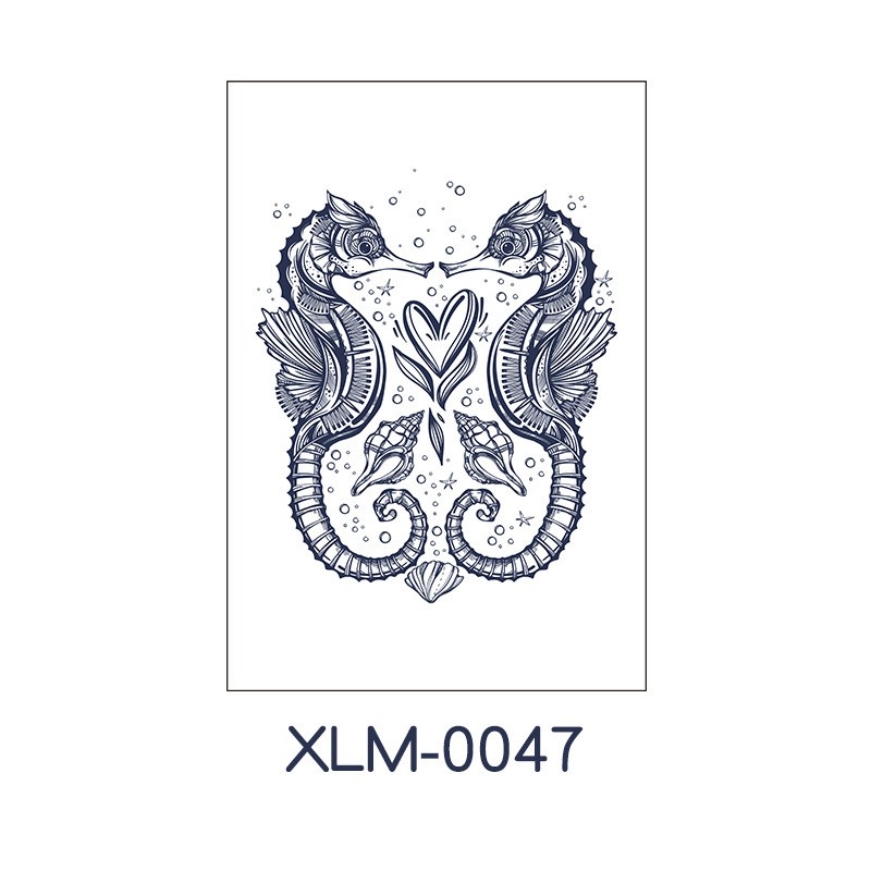 Pattern Xlm - 0047 110X160 Temporary Tattoo Sheet Clearance