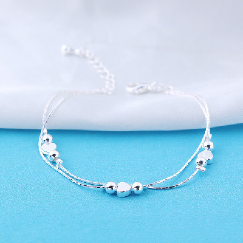 3 Hearts 6 Balls Bracelet Bracelet