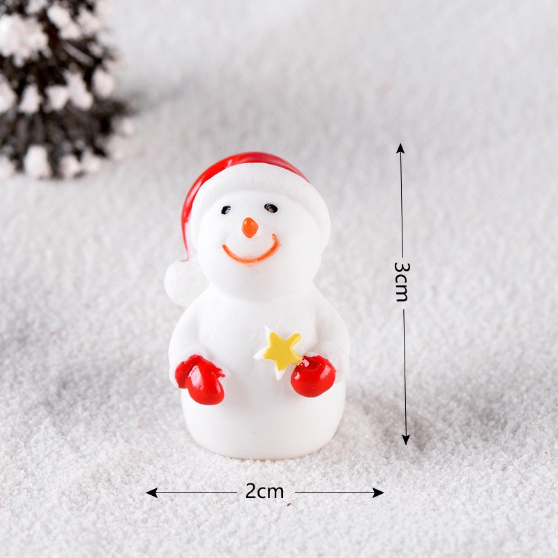 Snowman No 1 Micro Landscape Miniature Craft Supplies Clearance