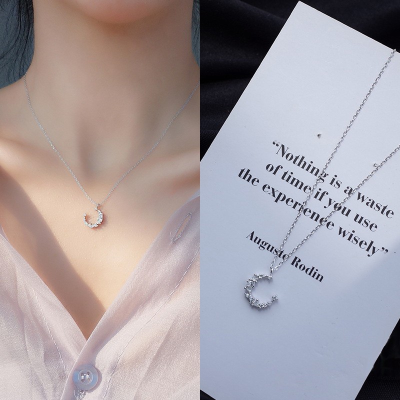 0003# Crescent C Kstyle Necklace Clearance