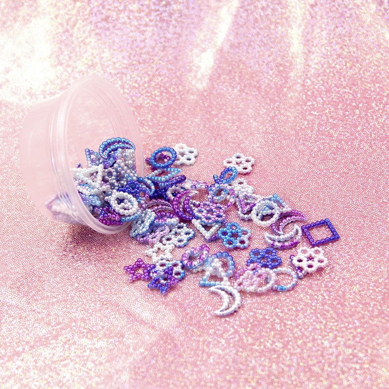 Dark Purple Series Gradient Craft Embellishments