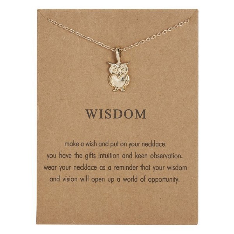 Owl European Necklace Gift
