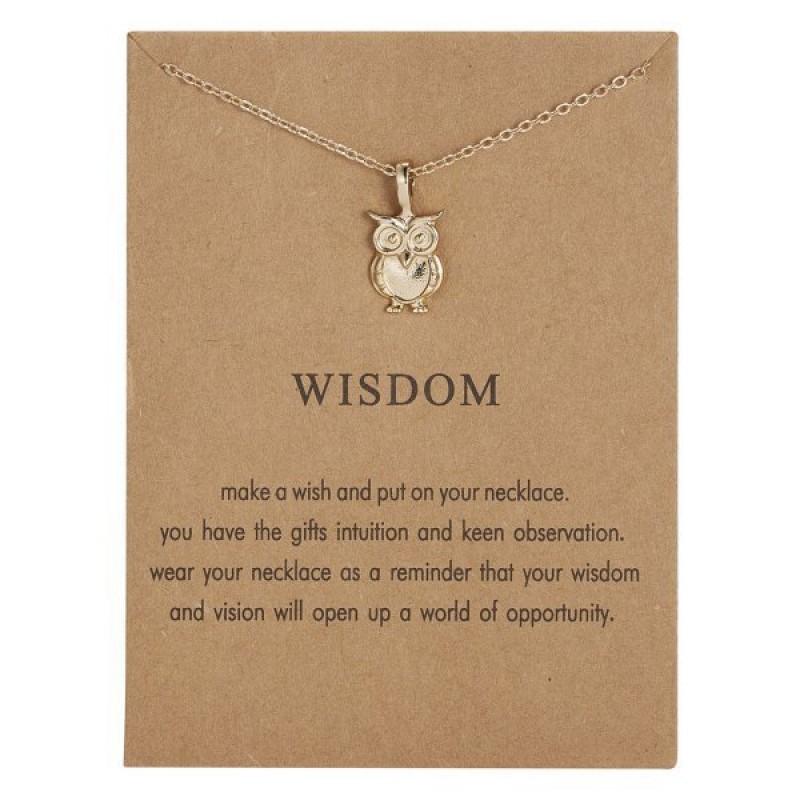 Owl European Necklace Gift