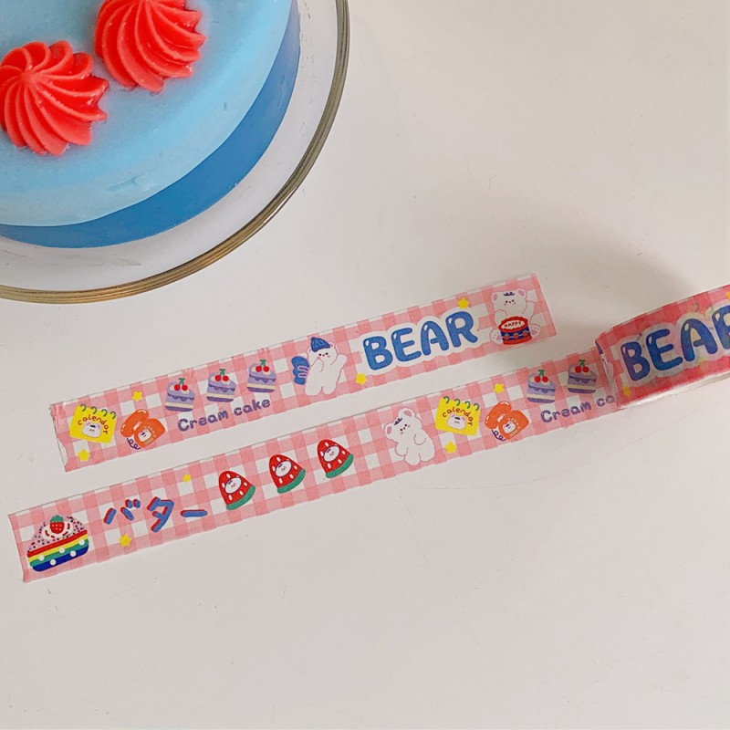 3#Cake Bear Washi Tape Clearance