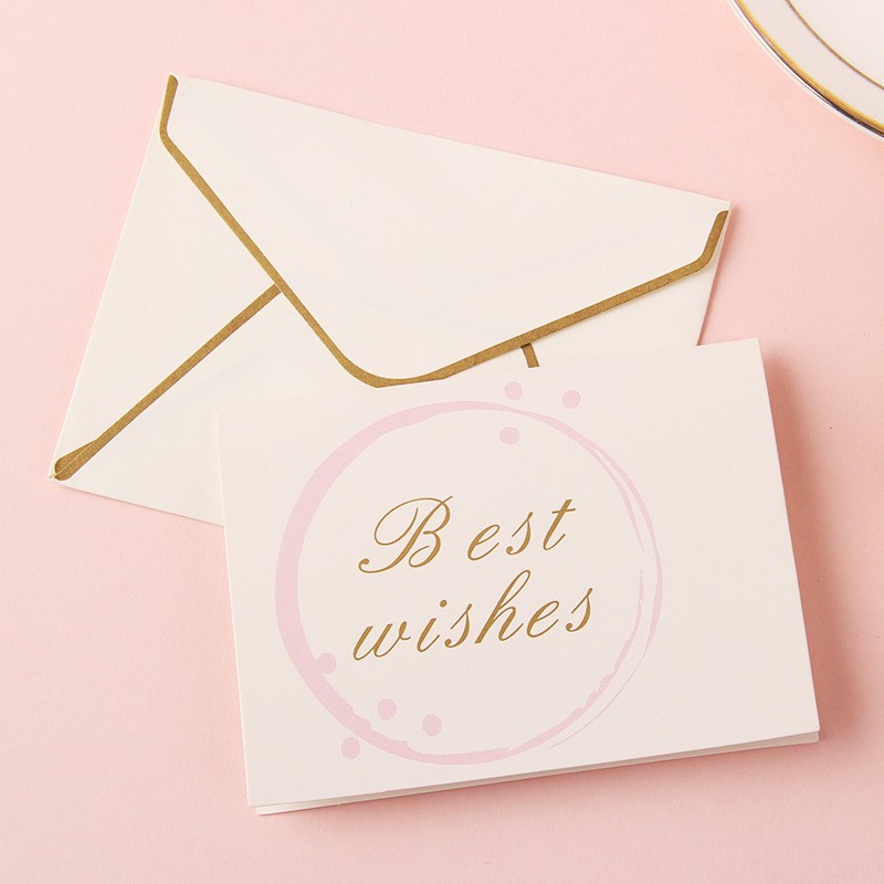 Best Wishes Envelope Set Greeting Card