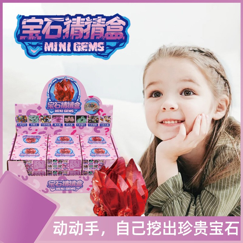 Pinot Mini Gem Blind Box Random Dinosaur Toy