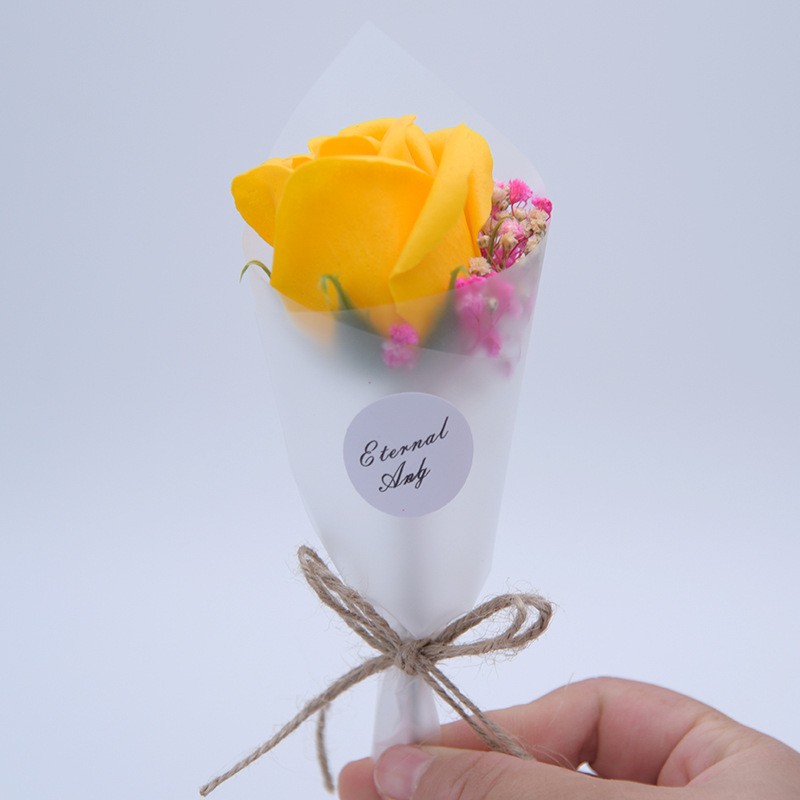 703 Soap Flower - Yongxing Yellow Floral Bouquet Clearance