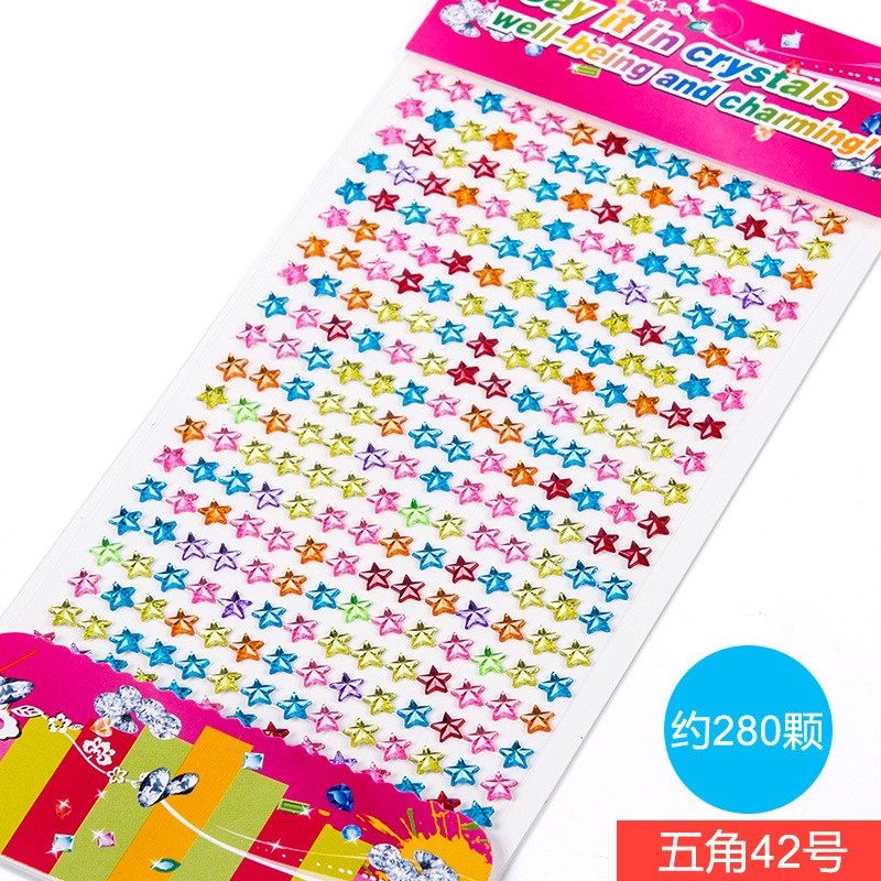 Bright Diamond No. 42 Acrylic Crystal Gem Stickers