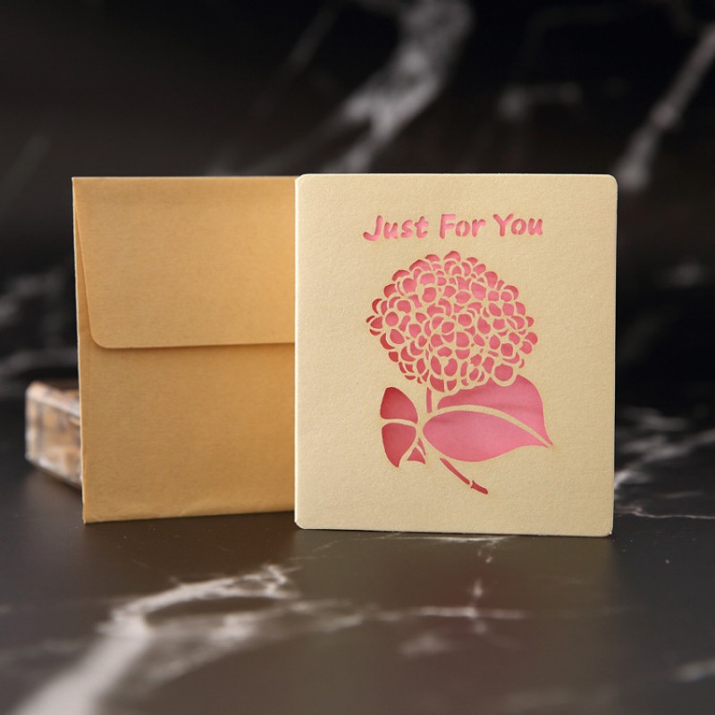 Pink Flower Ball Greeting Card Clearance