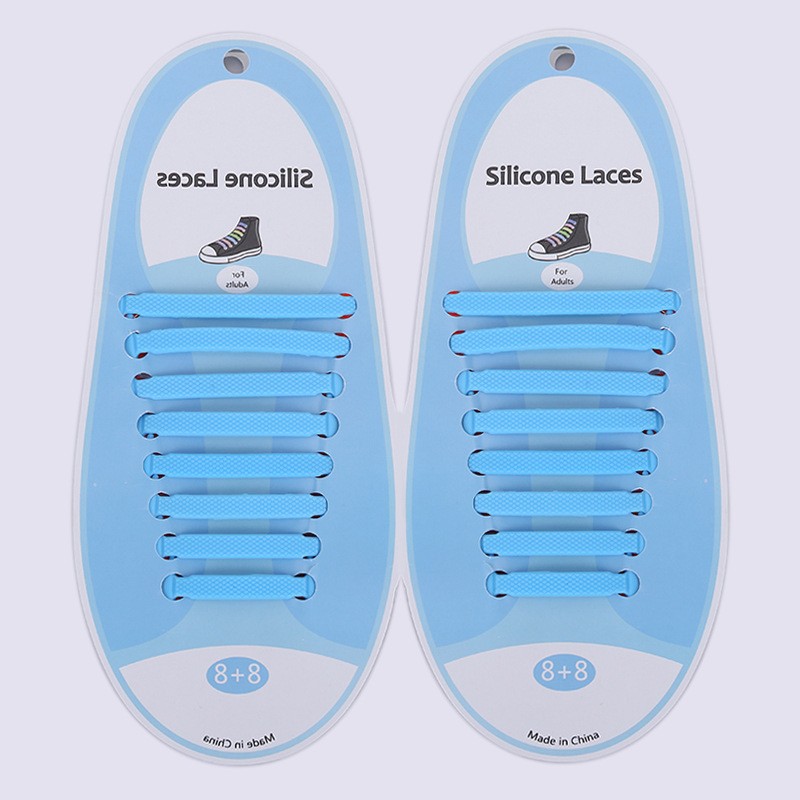Light Blue Lazy Shoelaces