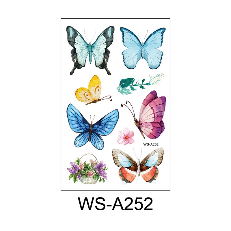 Pattern Ws - A252 120X76Mm Sticker Sheet