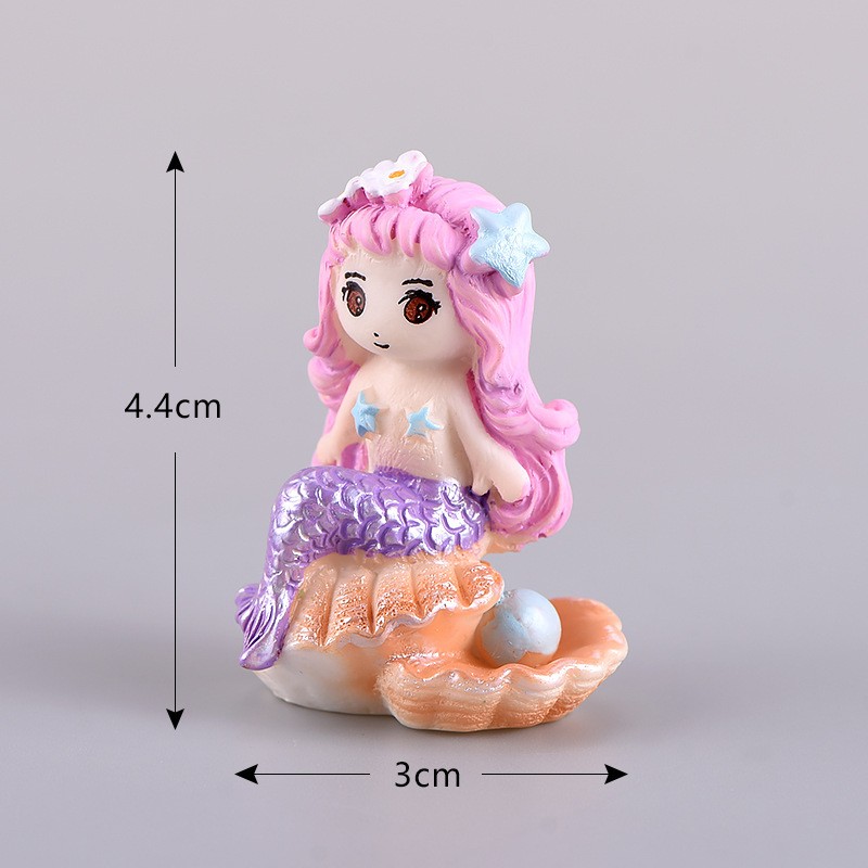 Mermaid3 Miniature Resin Landscape Craft Supply