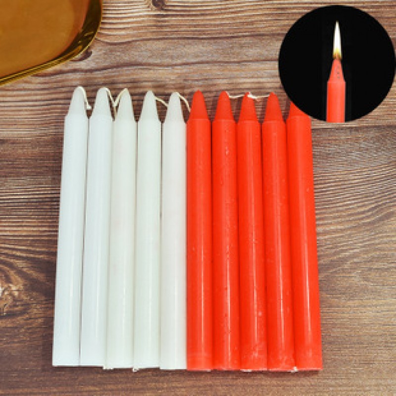 Diameter 12×16Cm White Candle Single Pillar Candle