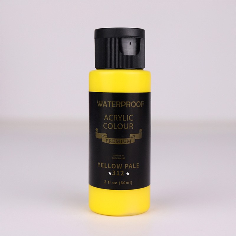 Light Yellow 60Ml Acrylic Paint Clearance
