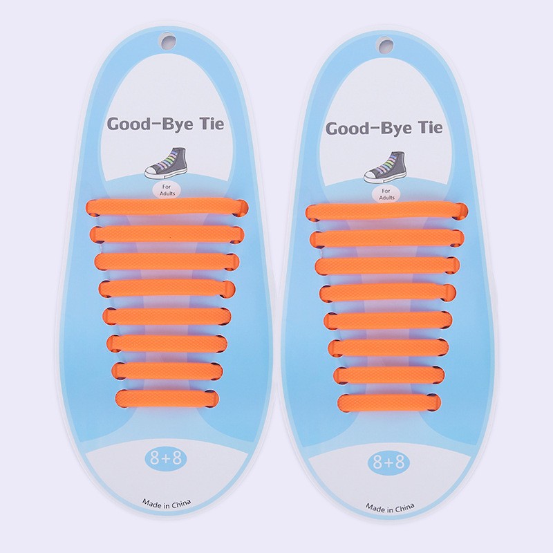 Orange Lazy Shoelaces