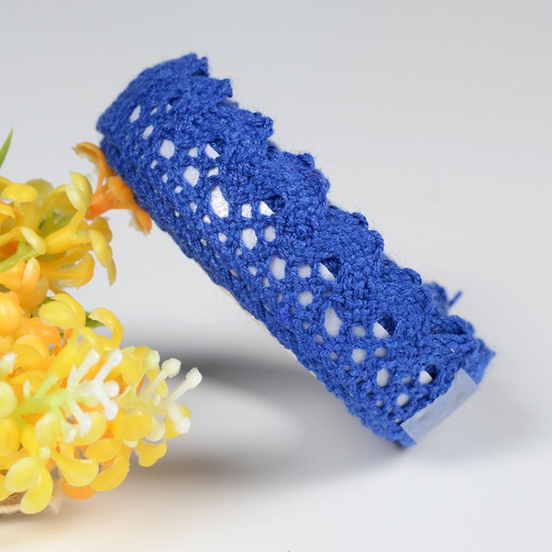 E1-8 Royal Blue DIY Fabric Lace Tape Clearance