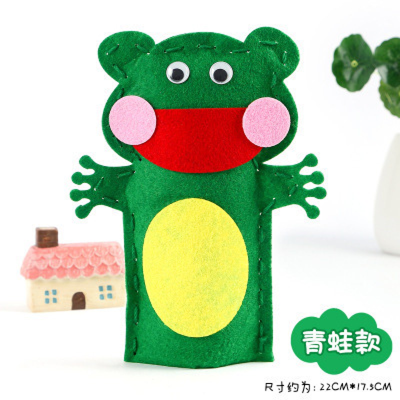 Hand Puppet Frog Style Kids Craft Supplies