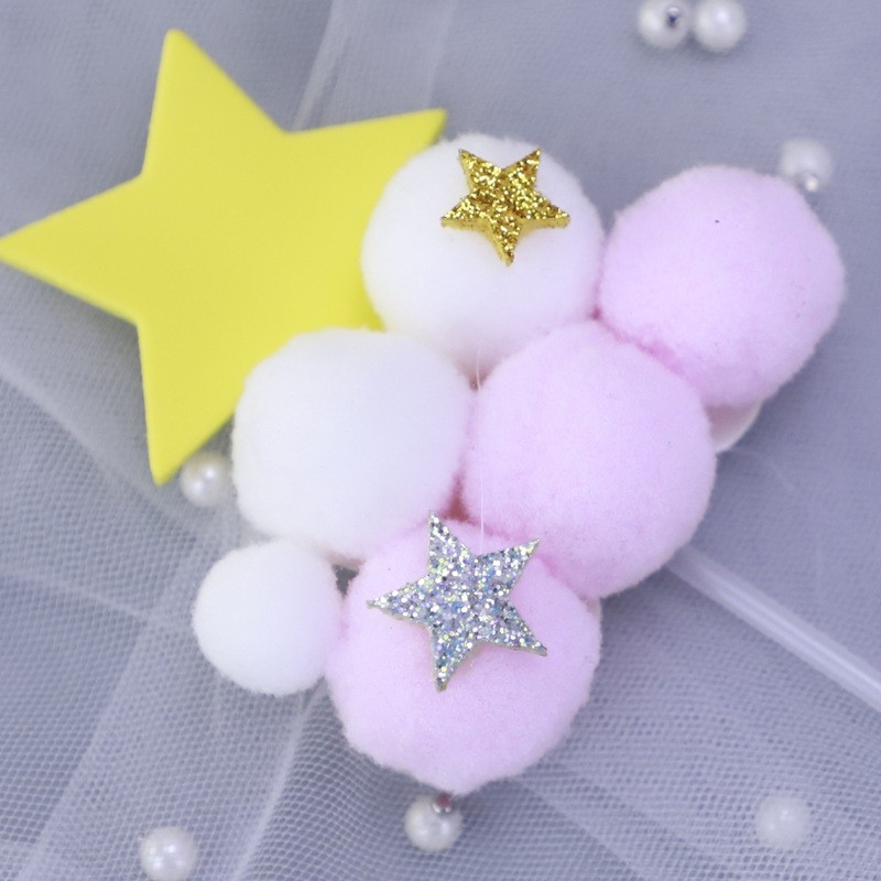 Pink - Pentagram - 1 Pack Cake Topper Clearance